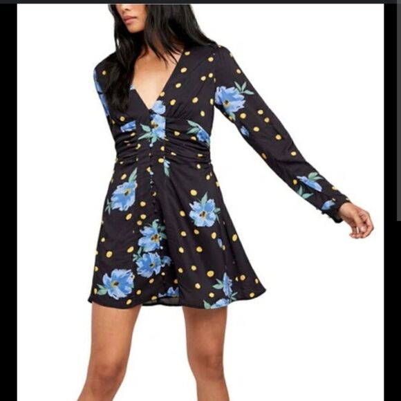 Free People Date Night Mini Dress size XS - Picture 1 of 7